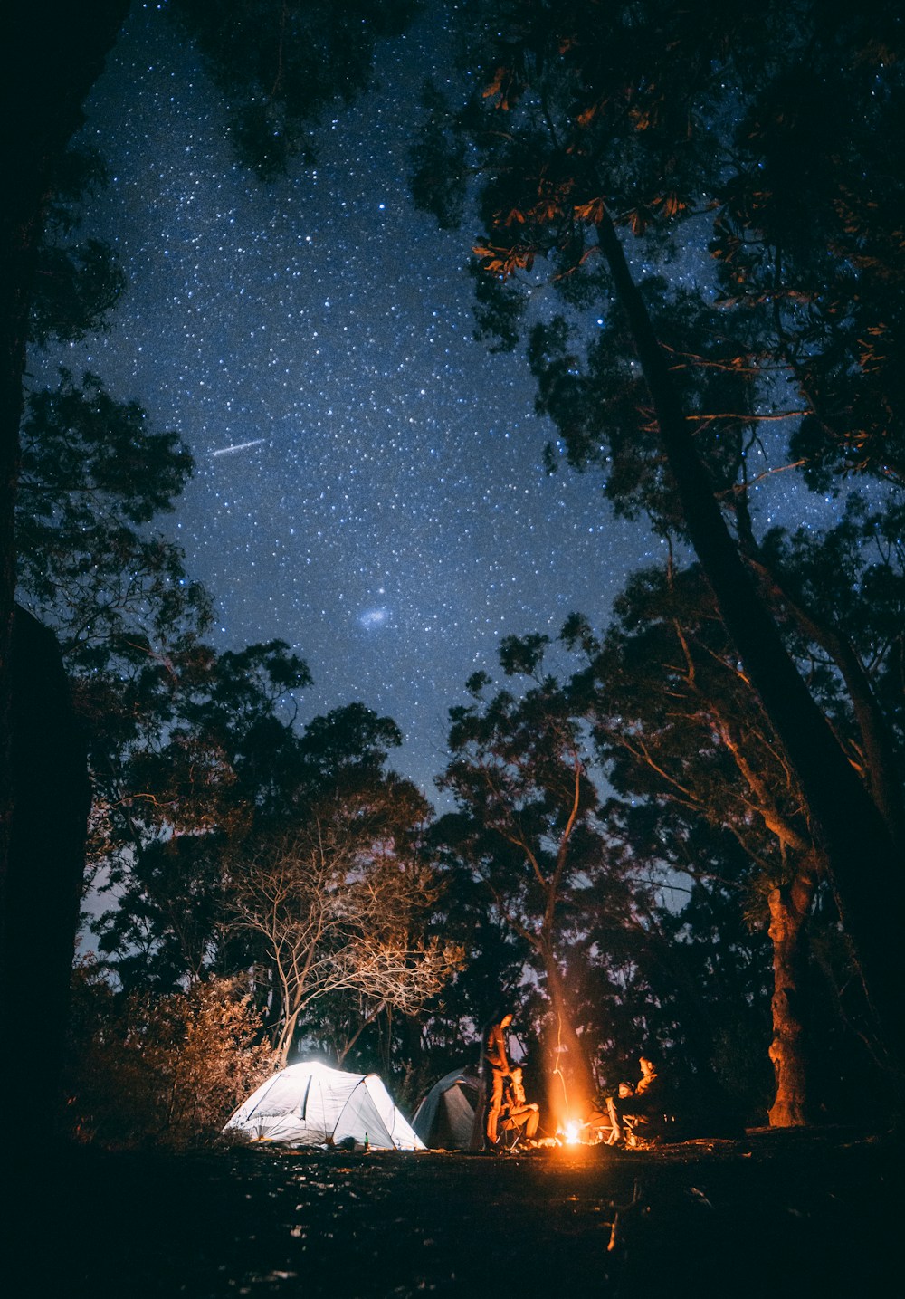 The weekend camping setup