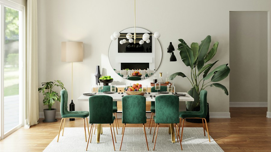 Gather-round dining table